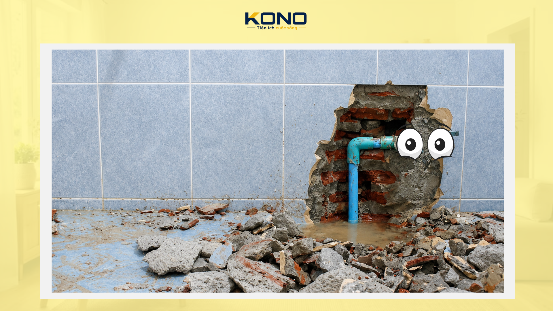 99% gia chủ chưa biết Khi ống nước hỏng, bạn có phải đục tường không