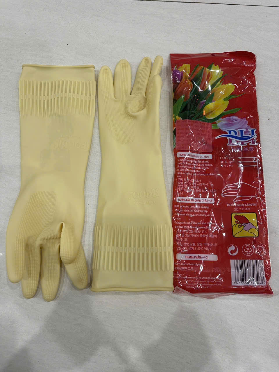 Găng tay cao su ngắn BH
